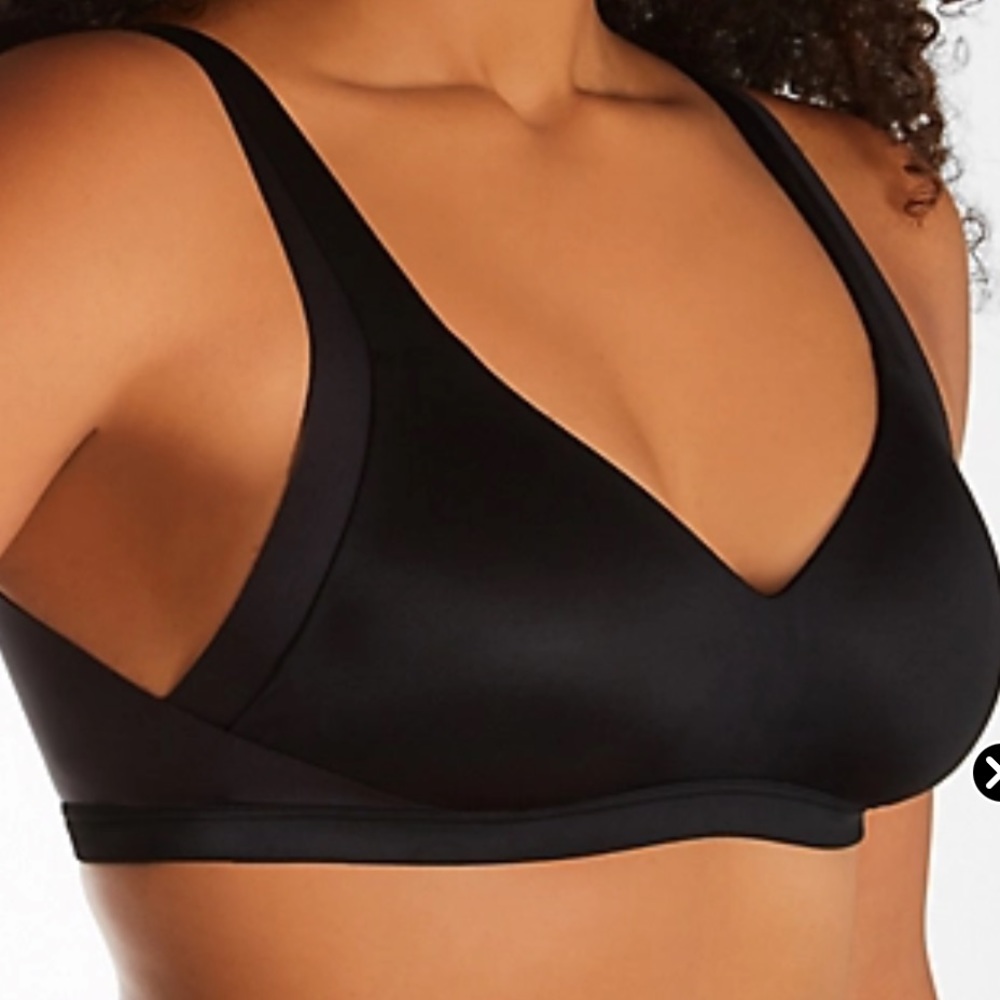 Warner's No Side Effects Wirefree Contour Bra In Black New With Tags Size 2XL